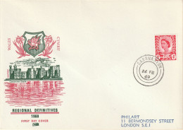 Wales 1969 FDC - Wales