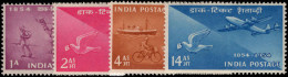 India 1954 Stamp Centenary Lightly Mounted Mint. - Unused Stamps