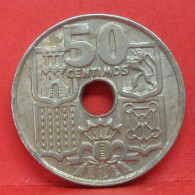 50 Centimos 1949 étoile 54 - SUP - Pièce Monnaie Espagne - Article N°2216 - 50 Céntimos