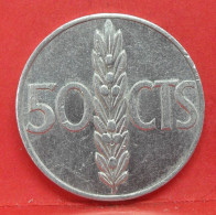 50 Centimos 1966 étoile 68 - TTB - Pièce Monnaie Espagne - Article N°2226 - 50 Centesimi