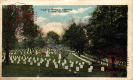 USA. VIEW IN NATIONAL CEMETERY CHATTANOOGA, TENN - Chattanooga