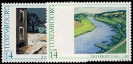 Luxembourg 1994 Artists Birth Centenaries Unmounted Mint. - Oblitérés