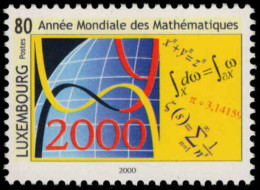 Luxembourg 2000 World Mathematics Year Unmounted Mint. - Gebruikt