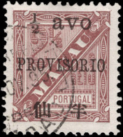 Macau 1894 ½a On 2½r Brown Newspaper Fine Used. - Gebraucht