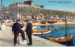 FRANCE - 06 - CANNES - La Mairie Et Le Port - Carte Postale Ancienne - Cannes