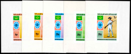 Mauritania 1976 American Revolution Imperf Souvenir Sheet Set Unmounted Mint. - Mauritanie (1960-...)