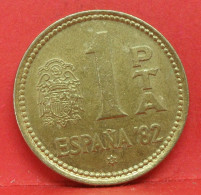 1 Peseta 1980 étoile 81 - TTB - Pièce Monnaie Espagne - Article N°2279 - 1 Peseta