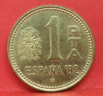 1 Peseta 1980 étoile 82 - SUP - Pièce Monnaie Espagne - Article N°2282 - 1 Peseta