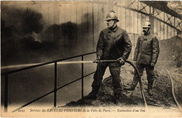 PC FIREFIGHTERS SAPEURS-POMPIERS DE PARIS EXTINCTION D'UN FEU (a41088) - Sapeurs-Pompiers