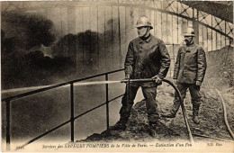 PC FIREFIGHTERS SAPEURS-POMPIERS DE PARIS EXTINCTION D'UN FEU (a41094) - Sapeurs-Pompiers