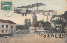 CPA 60 SENLIS / SOUVENIR DE / AVION / AEROPLANE - Altri & Non Classificati