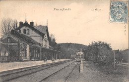 CPA 60 PIERREFONDS / LA GARE / TRAIN - Other & Unclassified