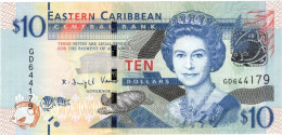 CARAIBES ORIENTALES 10 DOLLARS UNC ND GD644179 - Caribes Orientales