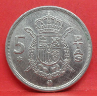 5 Pesetas 1975 étoile 78 - TTB - Pièce Monnaie Espagne - Article N°2371 - 5 Pesetas