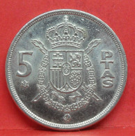 5 Pesetas 1975 étoile 78 - SUP - Pièce Monnaie Espagne - Article N°2372 - 5 Pesetas