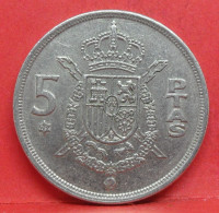 5 Pesetas 1975 étoile 79 - TTB - Pièce Monnaie Espagne - Article N°2374 - 5 Pesetas