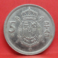 5 Pesetas 1975 étoile 79 - SUP - Pièce Monnaie Espagne - Article N°2375 - 5 Pesetas