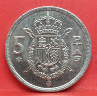 5 Pesetas 1975 étoile 80 - SUP - Pièce Monnaie Espagne - Article N°2378 - 5 Pesetas