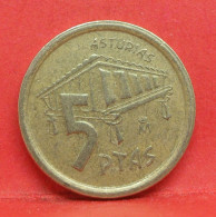 5 Pesetas 1995 - TTB - Pièce Monnaie Espagne - Article N°2409 - 5 Pesetas