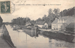 CPA 60 LONGUEIL ANNEL / VUE DU CANAL EN AMONT DU PONT DE LONGUEIL - Sonstige & Ohne Zuordnung