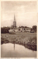 ENGLAND - Norwich Cathedral From River Wensum - Carte Postale Ancienne - Autres & Non Classés