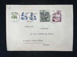 ENVELOPPE SUEDE SVERIGE / KLIPPAN POUR CHAMALIERES FRANCE / 1989 - Storia Postale