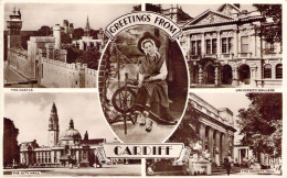 WALES - CARDIFF - Multi Vues - Carte Postale Ancienne - Glamorgan