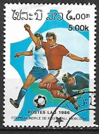 LAOS    -   FOOTBALL   -   Oblitéré - Used Stamps