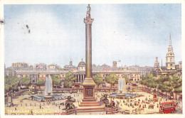 ENGLAND - LONDON - Trafalgar Square - Carte Postale Ancienne - Sonstige & Ohne Zuordnung
