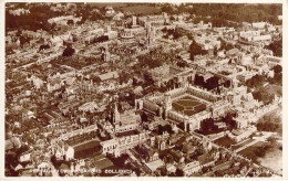 ENGLAND - OXFORD - Aerial View Of Oxford Colleges - Carte Postale Ancienne - Oxford