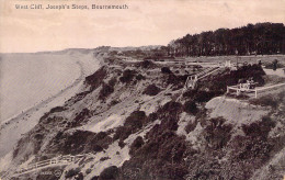 ENGLAND - BOURNEMOUTH - West Cliff - Josph's Steps - Carte Postale Ancienne - Bournemouth (ab 1972)