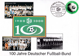 Germany 2000 Cover: Football Fussball Soccer Calcio; 100 Years DFB; FIFA World Cup Champions 1954 1974 1990 Team Photos - 1954 – Schweiz