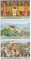 6 Image Advert Liebig Tibet Thibet Dalai Lama Lamaism Bouddha Potala  Yokhang Ganden Lhasa - Tíbet