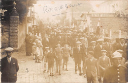 CPA 60 RICQUEBOURG / CARTE PHOTO - Other & Unclassified