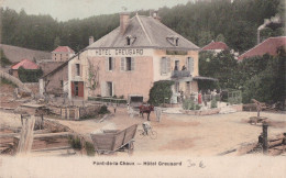 Pont De Chaux    (39) Hotel Greusard CPA  1908 - Gendrey