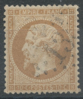 Lot N°76981   Variété/n°21, Oblitéré GC, Filet SUD - 1862 Napoléon III