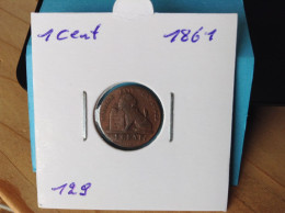 België Leopold I 1 Cent 1861. (Morin 129) - 1 Cent
