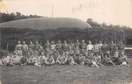 CPA 60 NOAILLES / CARTE PHOTO / SITUEE AU VERSO / BALLON DIRIGEABLE / MILITAIRES - Noailles