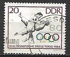 ALLEMAGNE  /  DDR    -     JUDO    -   Oblitéré - Judo