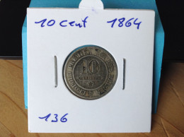 België Leopold I 10 Cent 1864. (Morin 136) - 10 Cents