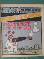 CHARLIE HEBDO 1981 N° 536 COLUCHE SCANDALE DE LA DROGUE UN COMMUNISTE FUME UN EMIGRE - Humor