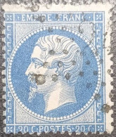 N°22. Oblitéré étoile De Paris N°24 - 1862 Napoléon III