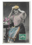 Delcampe - CPA FETE / VIVE SAINTE CATHERINE - JEUNE FEMME - St. Catherine