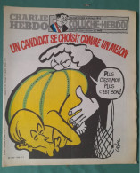 CHARLIE HEBDO 1981 N° 538 COLUCHE UN CANDIDAT SE CHOISIT COMME UN MELON - Humour