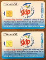 SKIP TELECARTE REF PHONECOTE F981 AVEC "4" FERMÉ & OUVERT TELEFONKARTE SCHEDA TARJETA PHONECARD PREPAID PREPAYÉE - 1999