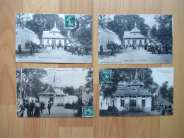 Lot (7) Exposition Internationale De Nancy De 1909 , 4 CPA Présentant Le Palais Du Gaz. - Ausstellungen