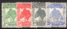 Gilbert & Ellice Islands 1911 Pandanus Pine Set Fine Used. - Gilbert- Und Ellice-Inseln (...-1979)