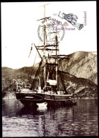 Greenland 1995 Tjalfe Ship Figurehead And Ship First Day Card - Brieven En Documenten