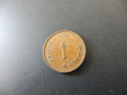 Rhodesia 1 Cent 1970 - Rhodesië