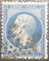 N°22. Oblitéré étoile De Paris - 1862 Napoléon III